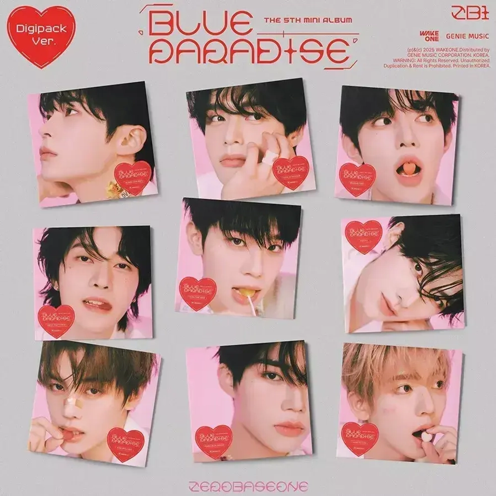 Альбом ZEROBASEONE ZB1 - BLUE PARADISE [Digipack ver.] (Гонук ver.)