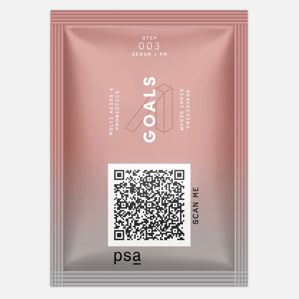Сэмпл ПИЭСЭЙ Ночная мультикислотная сыворотка с пробиотиками / PSA GOALS Multi Acids & Probiotics Perfecting Night Serum, 1 мл