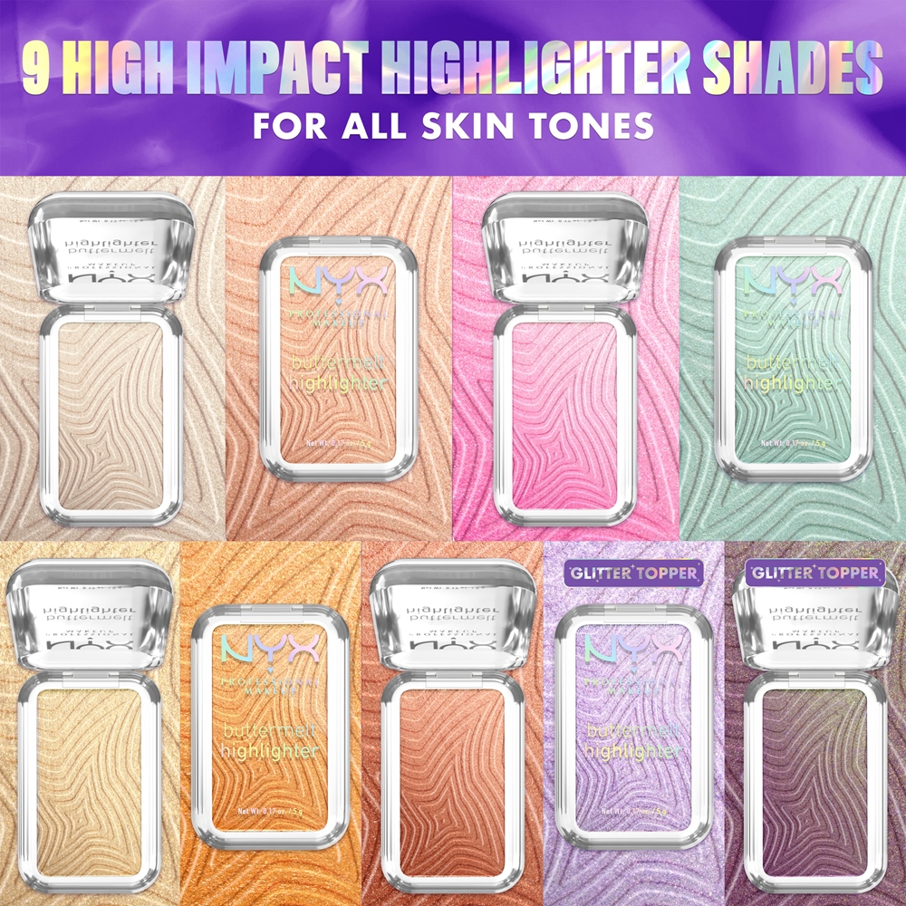 NYX Professional Makeup Buttermelt Highlighter - Розсветлитель оттенок butta than gold 25, 5 g