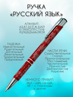 Ручка "Математика" с таблицей умножения и формулами, чёрная