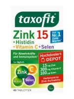 taxofit Цинк+ гистидин+ витамин С+ селен, 40 шт, 31,2 г