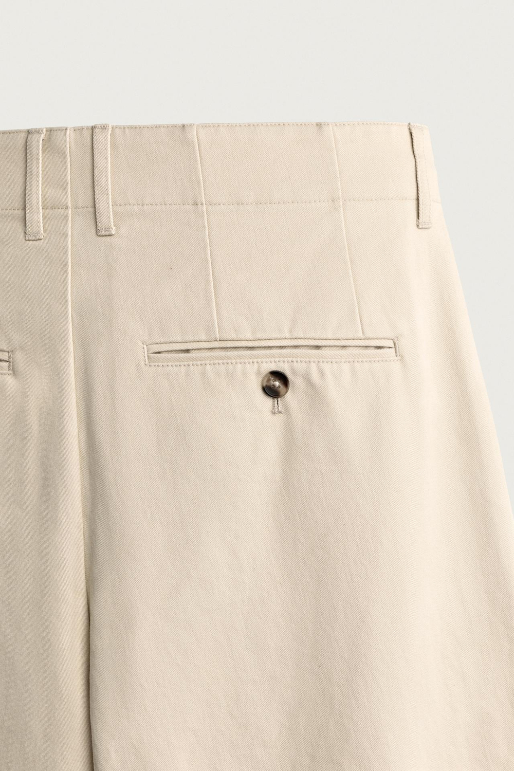 ZARA БРЮКИ RELAXED FIT СО СКЛАДКАМИ, БЕЖЕВЫЙ