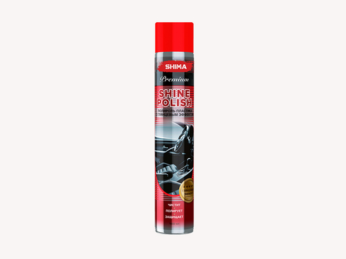 SHIMA PREMIUM "SHINE POLISH" Полироль пластика внутри салона с глянцевым эффектом (аэрозоль)