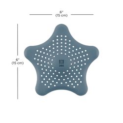 Фильтр для слива Starfish, серо-голубой