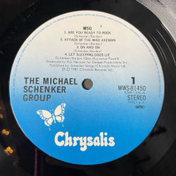 Винтажная виниловая пластинка LP The Michael Schenker Group MSG (Japan 1981) (Obi) Ready To Rock