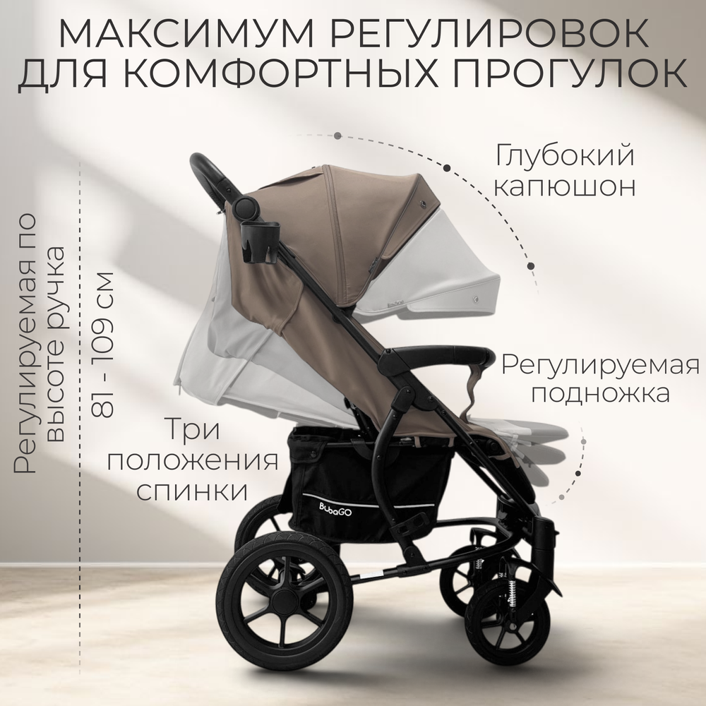 Прогулочная коляска BubaGO Model ONE