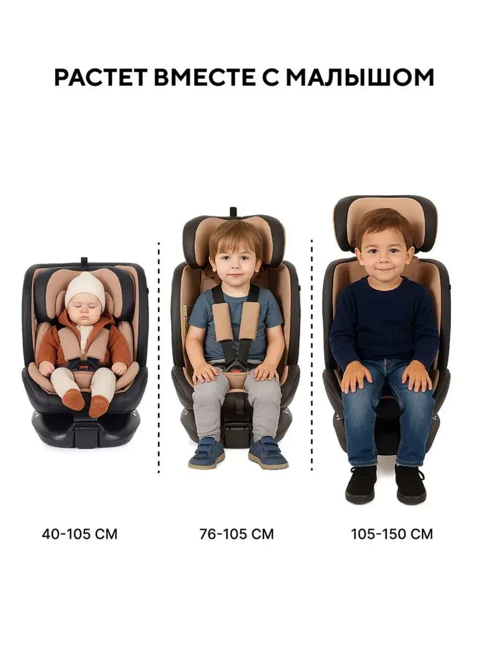 Автокресло RANT YC32 Skyline Pro (Beige) (40-150см)