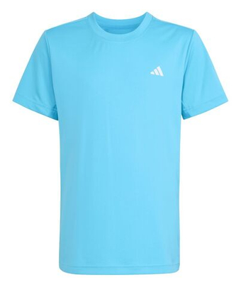 Футболка для мальчика теннисная Adidas Boys Club Tennis - signal cyan