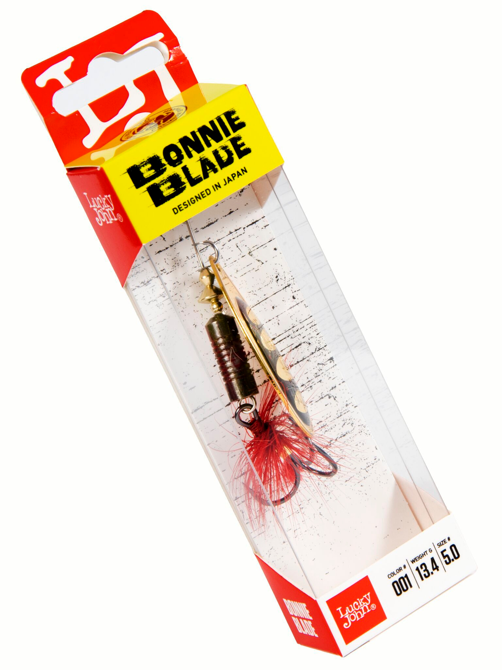 Блесна вращающаяся Lucky John BONNIE BLADE 05 13.4г 001 в блистере