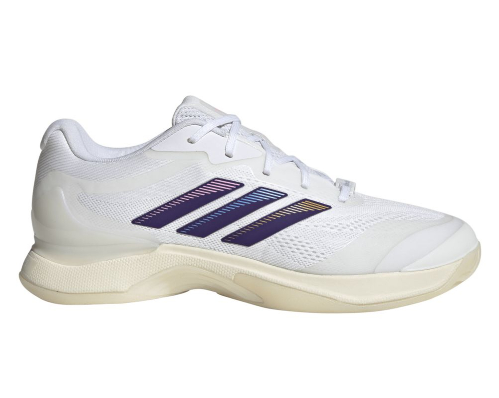 Женские теннисные кроссовки Adidas Avacourt 3 - footwear white/core purple/off white