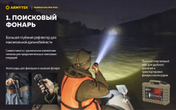 Фонарь Armytek Barracuda Pro Max Magnet USB 2800 люмен F10501C