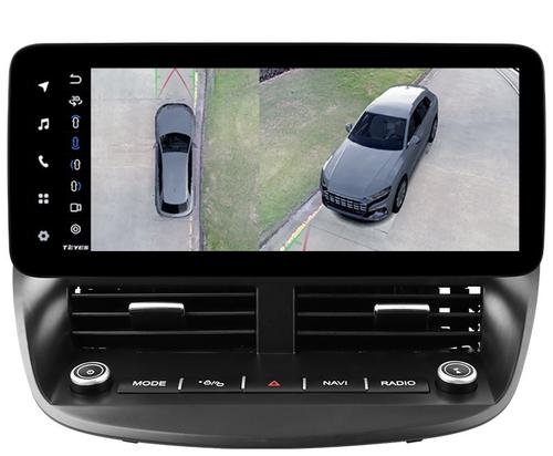 Магнитола для Ford Kuga 2 2013-2019 (без SYNC) - Teyes LUX ONE 360 монитор 12.3" 2K QLED на Android 10, Быстрая, CarPlay, 4G SIM-слот, 4 камеры в комплекте