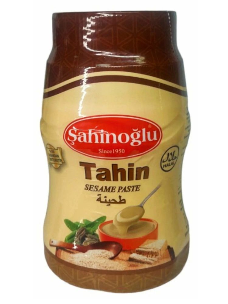 Кунжутная паста Sahinoglu Tahin sesame paste 900 г x 2 шт