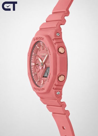 CASIO GMA-S2100-4A2DR G-SHOCK женские наручные часы — компактная женская G-SHOCK в матовом розовом исполнении