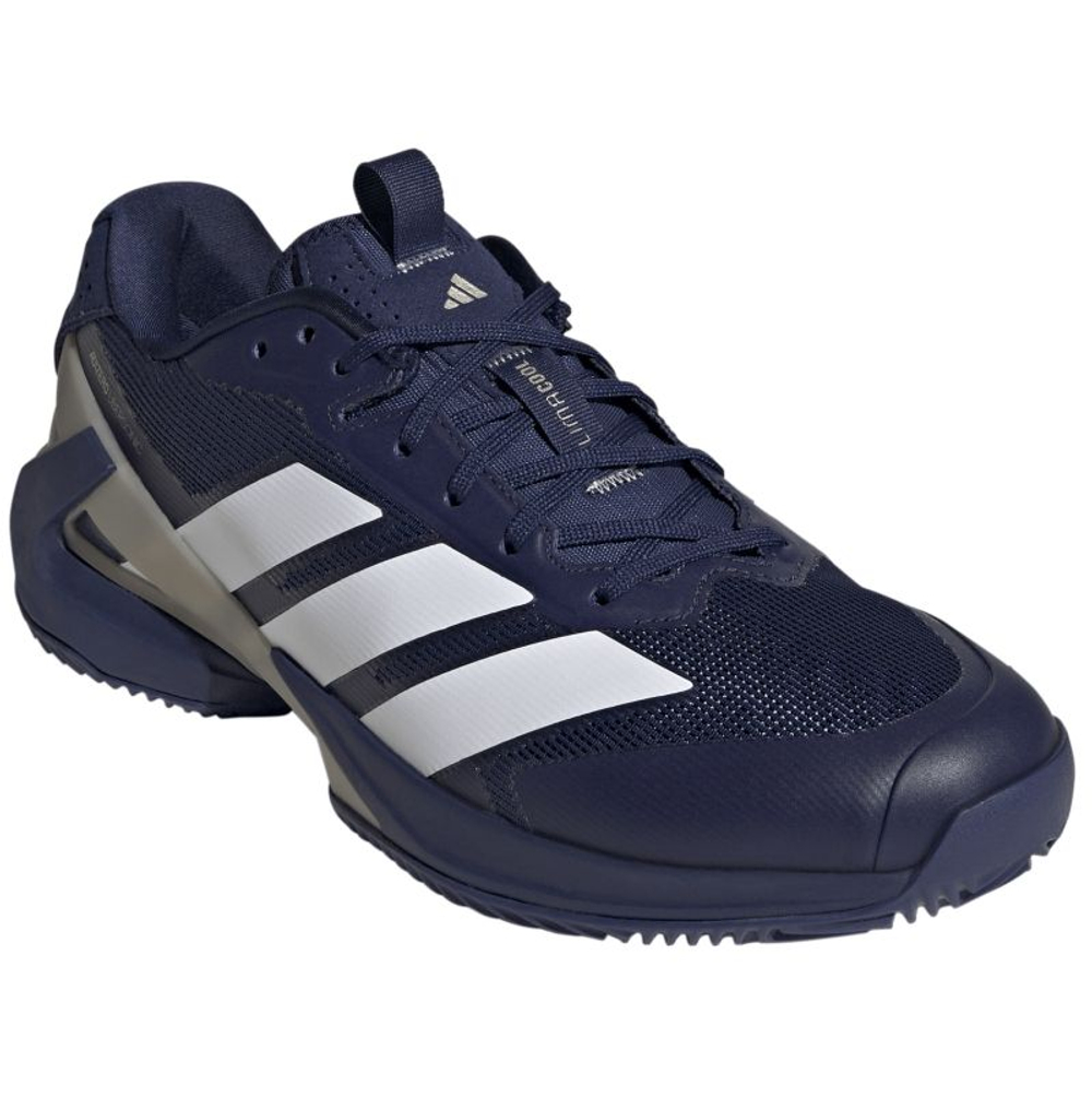 Мужские теннисные кроссовки Adidas Adizero Ubersonic 5 M Clay - dark blue/cloud white/cyber metallic