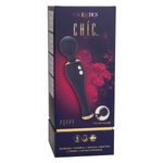 Синий клиторальный вибромассажер Chi­c Poppy - 20,25 см. (Цвет: синий)