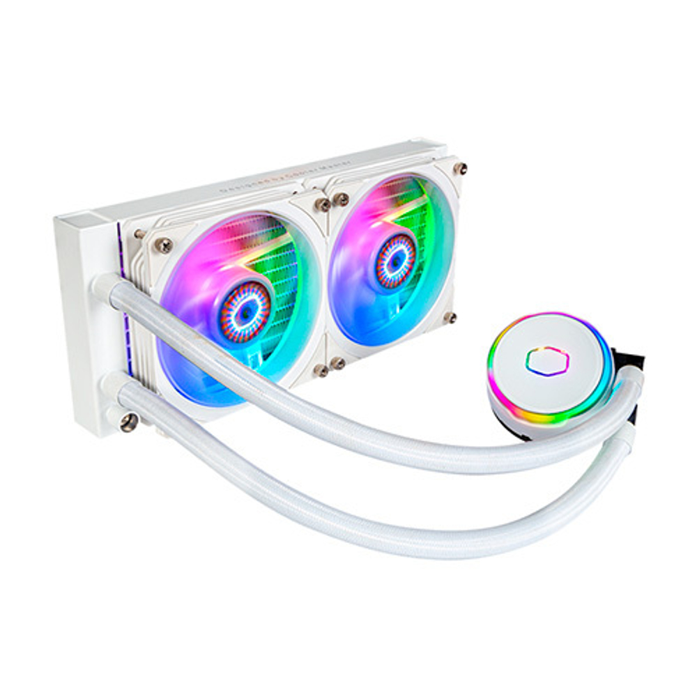 Система охлаждения Cooler Master MasterLiquid PL240 Flux White Edition ARGB