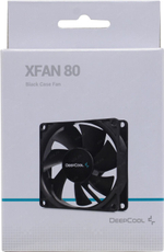 Вентилятор для корпуса 80x80x25mm DEEPCOOL <DP-FDC-XF80> XFAN 80 (2пин, 20.3дБ, 1800об/мин)
