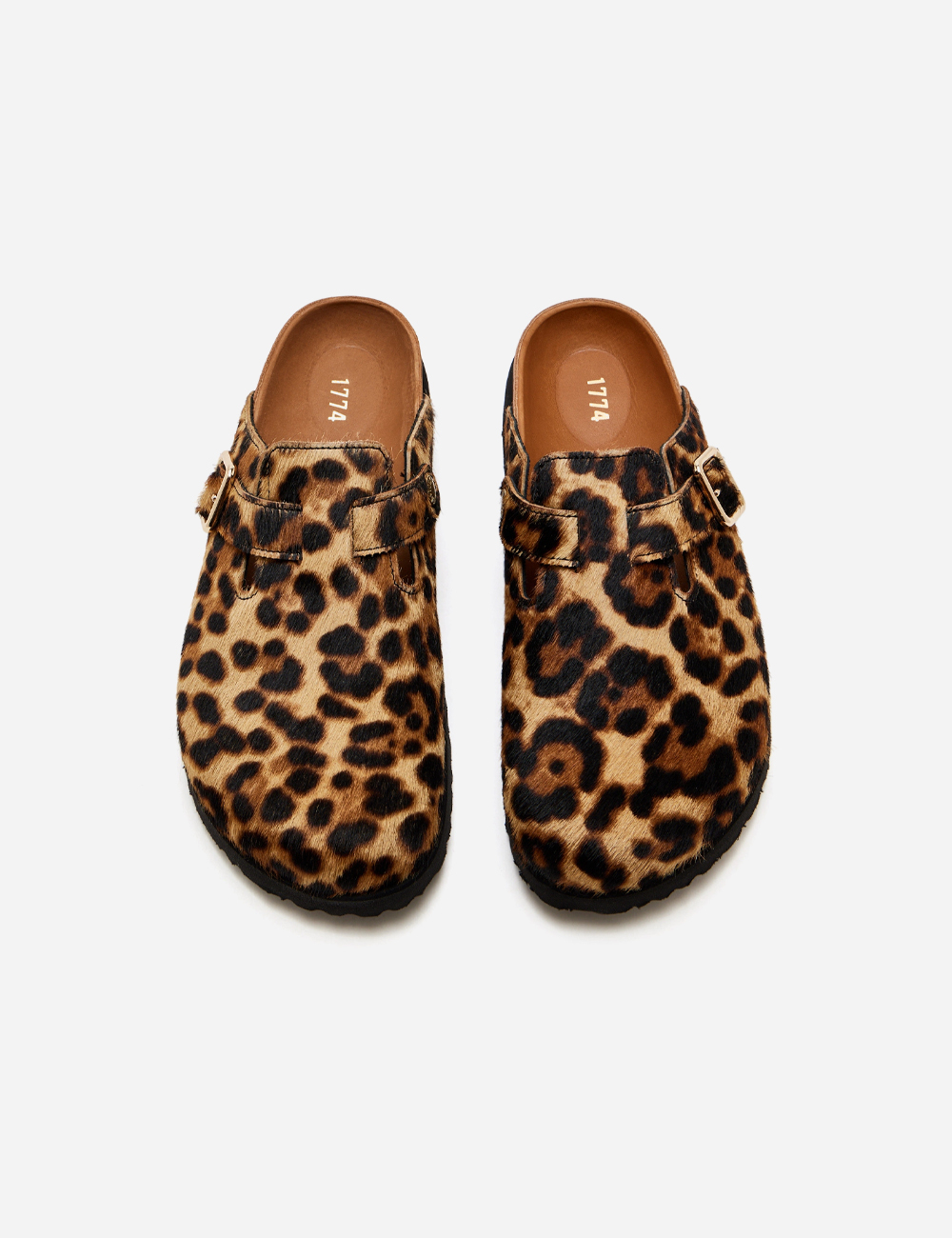 Birkenstock 1774 Boston Suede Clogs "Pony Like Fur"