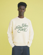 Мужской джемпер с круглым вырезом и вышивкой, арт. 3215/376 - BERSHKA