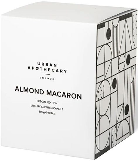 Миндальный макарун, ароматическая свеча Almond macaron, Urban Apothecary