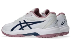 Детские теннисные кроссовки Asics Gel-Game GS - white/independence blue
