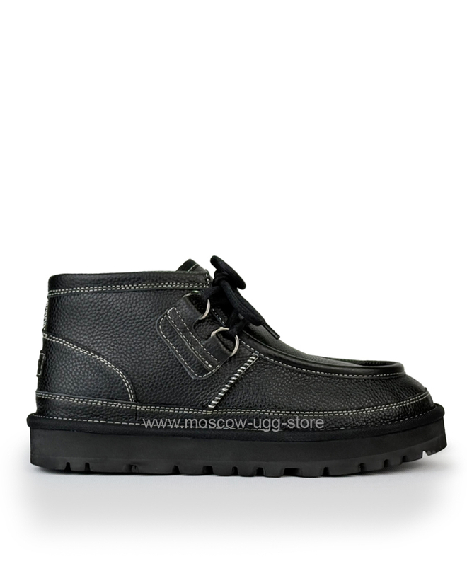 MEN'S HAUDEN MOC CHUKKA - Leather Black