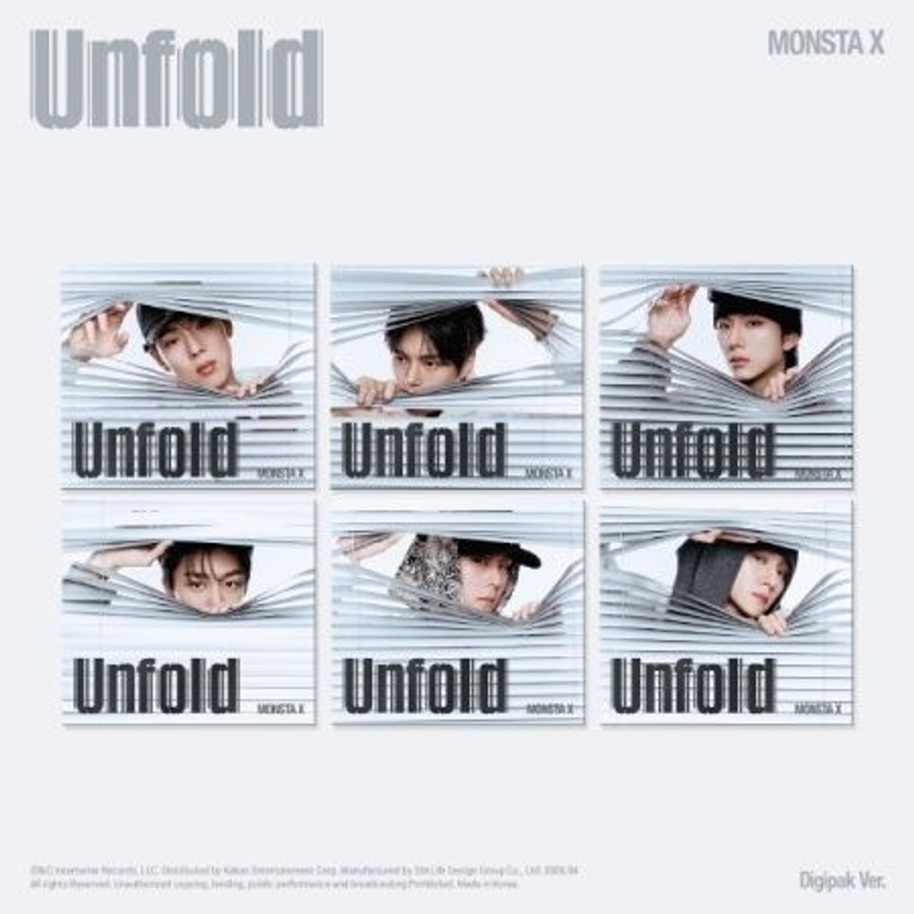 Альбом MONSTA X - Unfold American Studio Album DIGIPACK Version