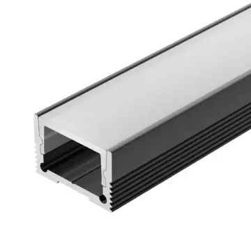 Профиль для контурной подсветки 2м 037112 черный SL-SLIM20-H13-2000 BLACK Arlight