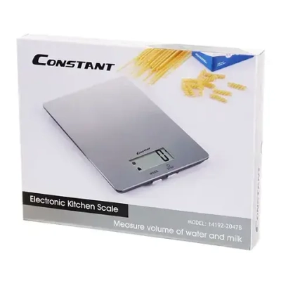 Весы кухонные электронные «Constant» до 5 кг (точн.1гр) 14192-2047В
