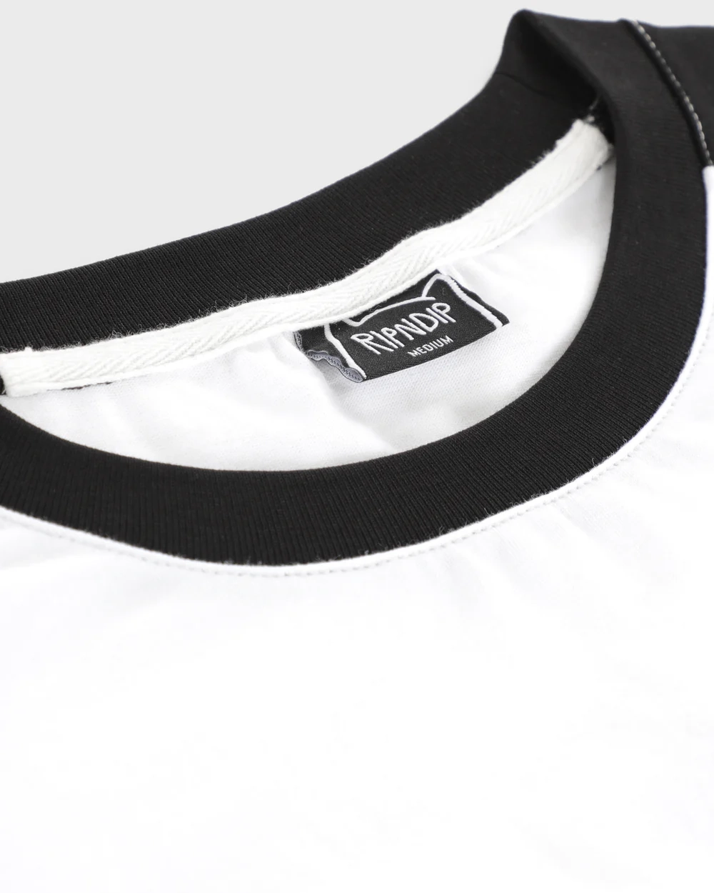 Футболка RIPNDIP X LAKAI RAGLAN TEE WHITE / BLACK