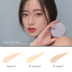 Тональный кушон с нейтральным финишем Rom&nd Zero Cushion SPF20 / PA++ #02 Natural 21, 14г