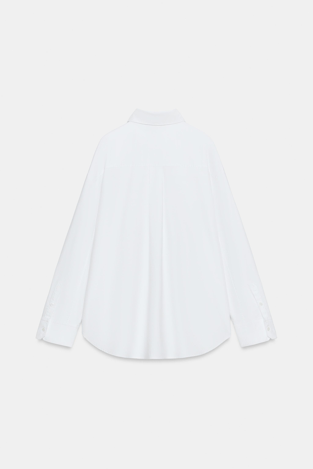 РУБАШКА OXFORD С АЛЖИРКАМИ ZW COLLECTION — ZARA