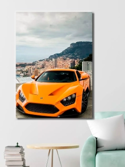 Интерьерная картина "Zenvo ST1", 50х70см 1шт.