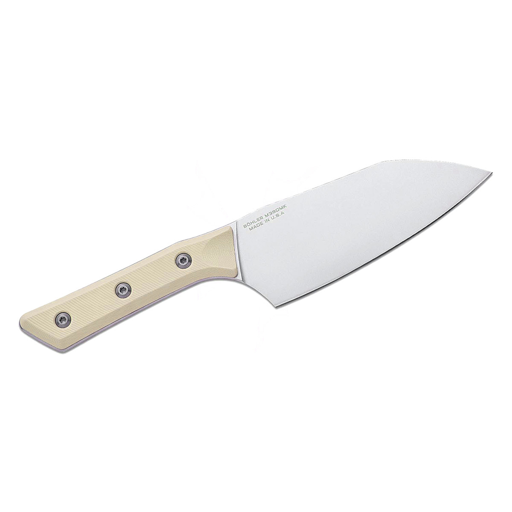 Кухонный нож Microtech Santoku, сталь M390MK, 3200-10IV
