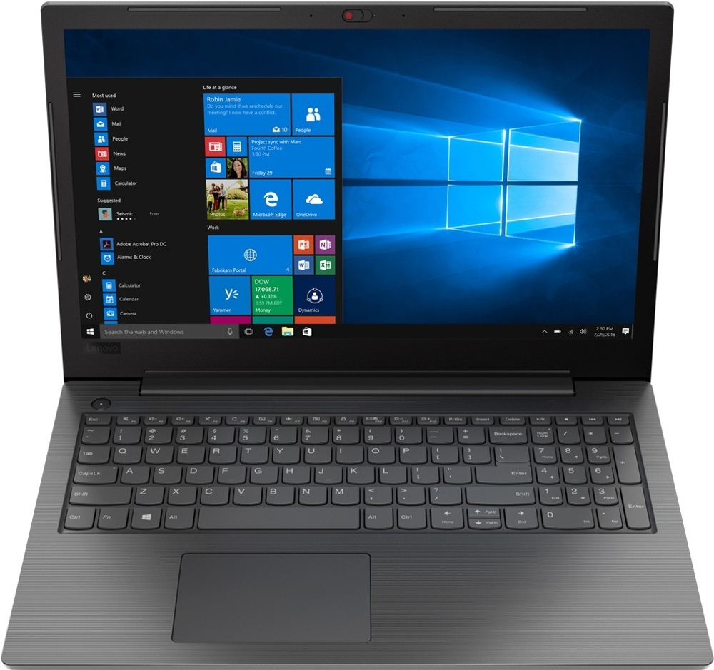 Ноутбук Lenovo V130-15IKB 15.6; FHD, Intel Core i3-7020U, 4Gb, 128Gb SSD, DVD-RW, DOS, серый (81HN00NFRU)