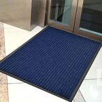 Коврик 90*150см влаговпитывающий ребристый FLOOR MAT "Стандарт", синий