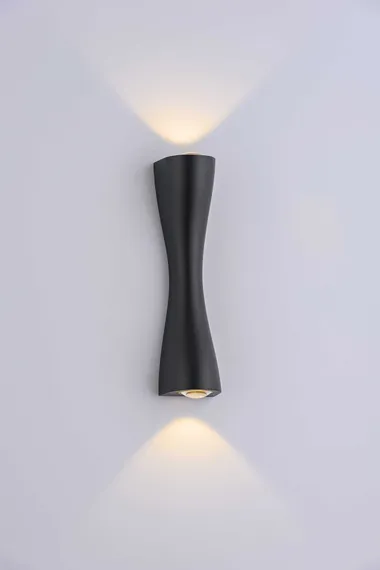 Светильник настенный светодиодный Rilon PL-602 SAND BLACK, 6 Вт, чёрный