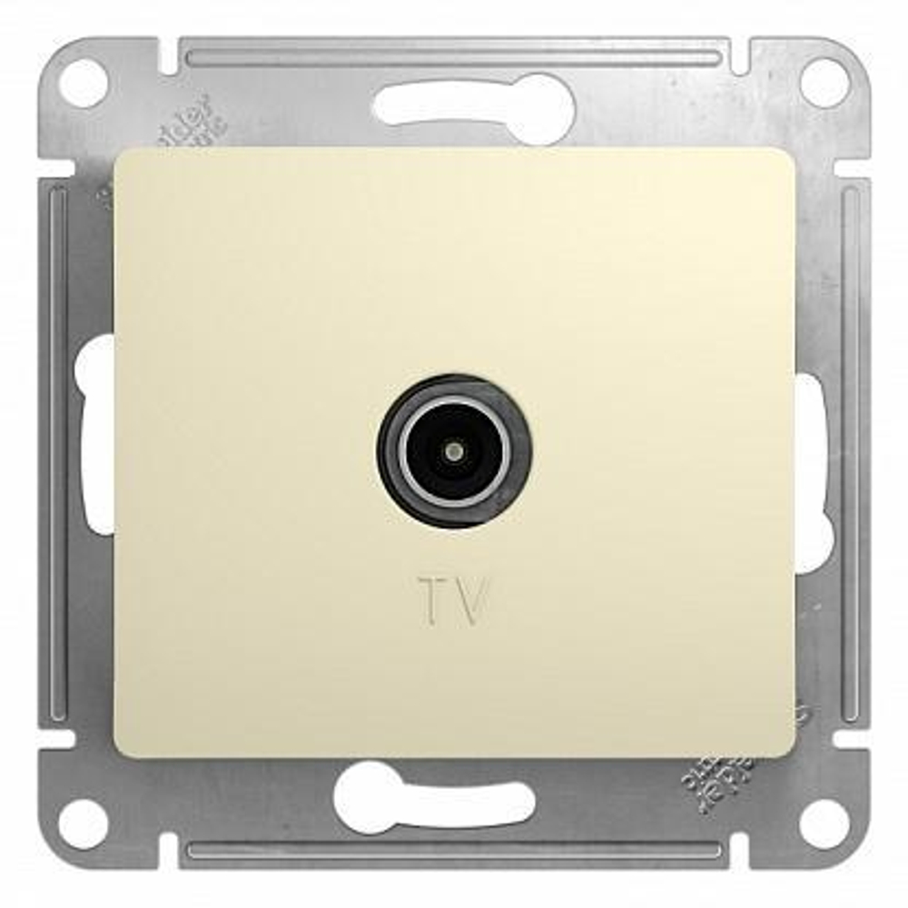 РОЗЕТКА TV  оконечная 1DB, механизм, БЕЖЕВЫЙ  GSL000291