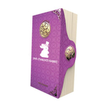 Хай-тек вибратор MAGIC TALES PINK CHARMED RABBIT с бусинами и отростком - 20,5 см. (Цвет: прозрачный)