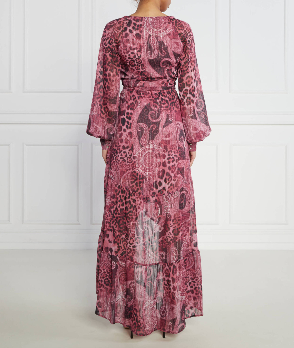 Платье NUOVO BAHIA WRAP UP LONG GUESS - розовый(W3YK48 WFJJ2)