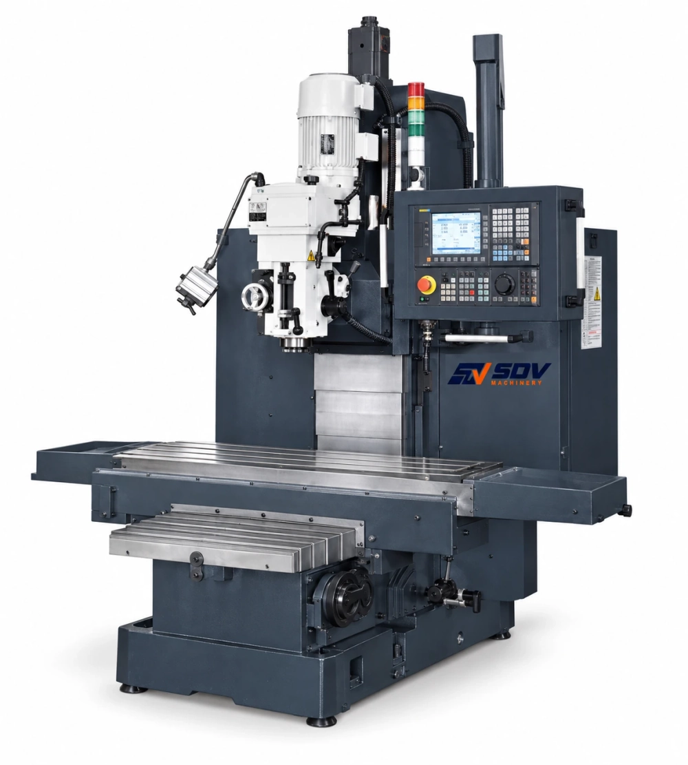 Фрезерный станок с ЧПУ консольного или станинного типа SDV-EVST-1200CNC,SDV-EVST-1500CNC