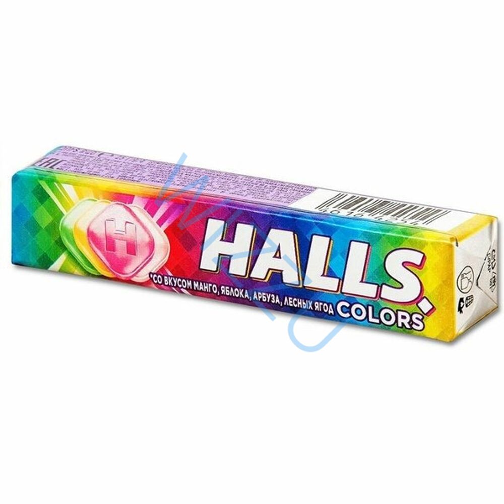 Леденцы HALLS Colors 25г