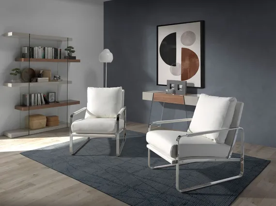 Кресло Angel Cerda SF399, белое