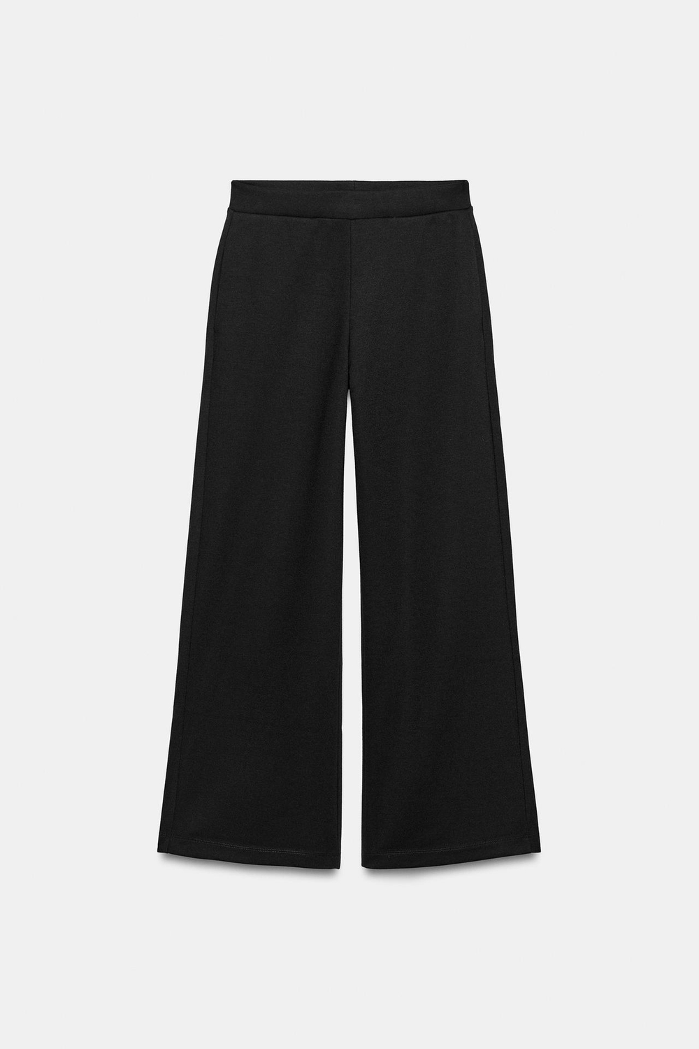 ZARA БРЮКИ ИЗ МЯГКОЙ ТКАНИ, ЧЕРНЫЙ
