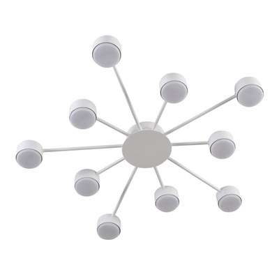 8343/10C COMFI LN26 252 белый, металл Люстра GX53 LED 10*7W 220V TORINA