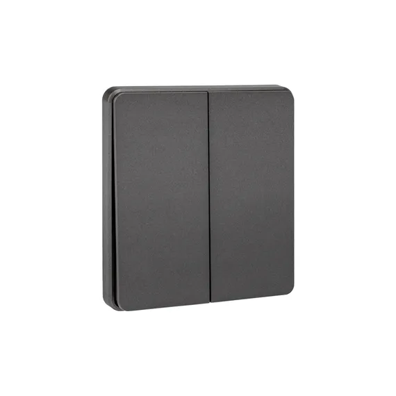 Выключатель для жалюзи KRANZ Miele Round Титан KR-78-0711-2