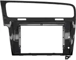 Магнитола для Volkswagen Golf 7 2012-2020 (рамка черный глянец) - Teyes LUX ONE ROUND монитор 12.3" 2K QLED на Android 10, Быстрая, CarPlay, 4G SIM-слот