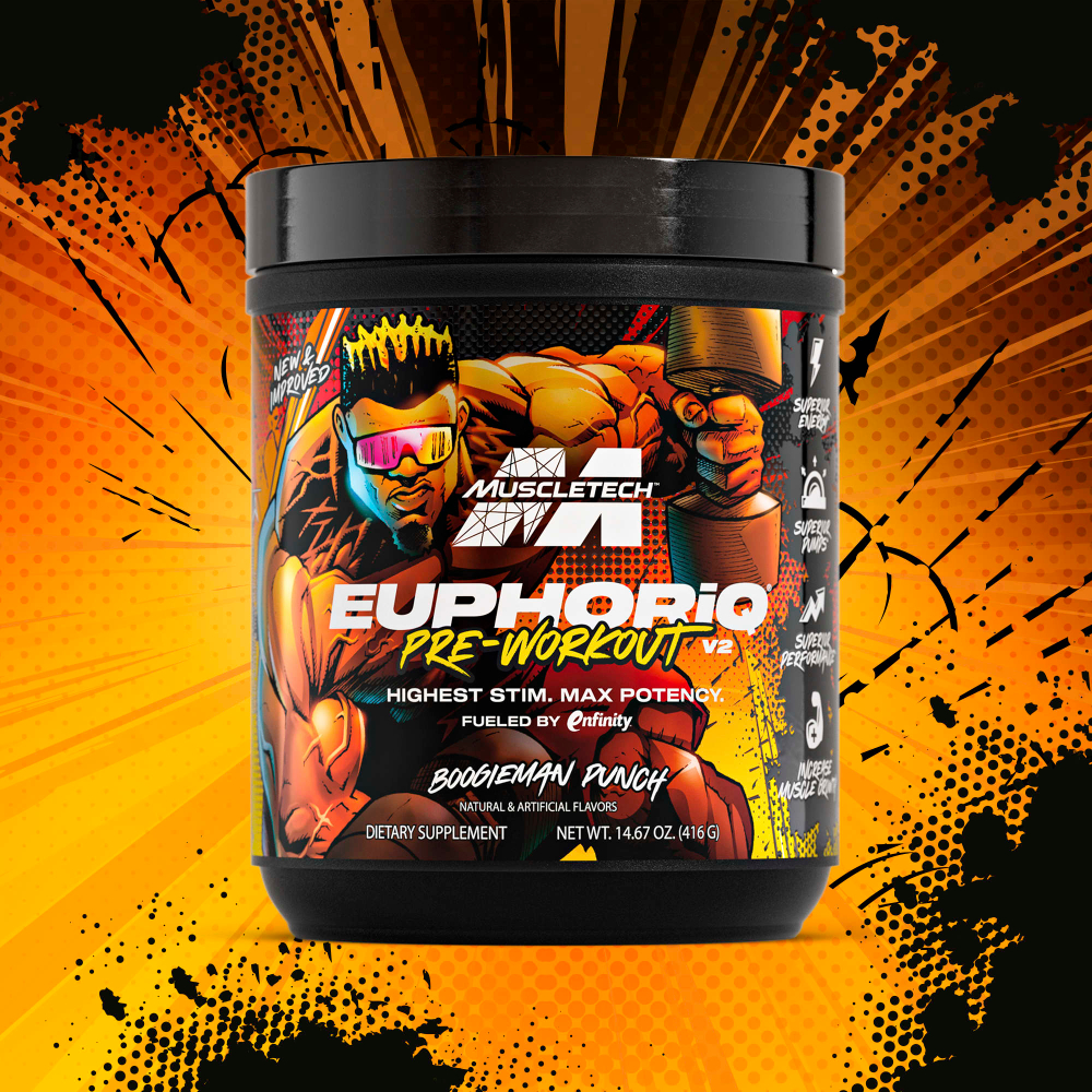 MuscleTech, EuphoriQ® Pre-Workout V2, Boogieman Punch, 416 г (14,67 унции)