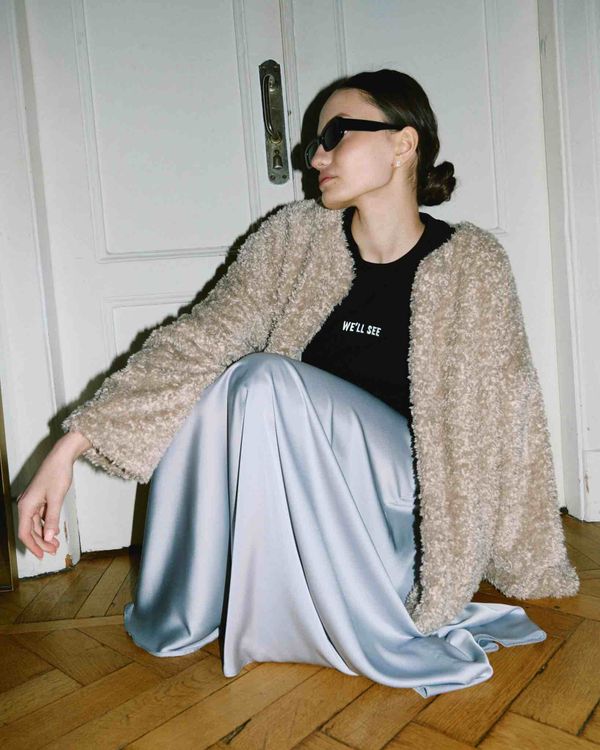 Куртка Faux Fur Beige - фото 9